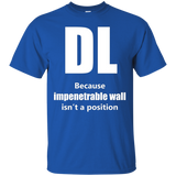 Defensive Lineman Because Impenetrable Wall Isnt A Position_black=