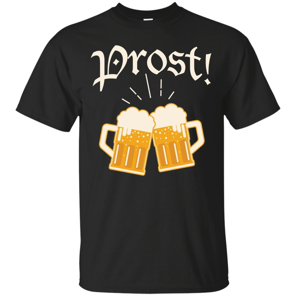 Oktoberfest Prost! T Shirt - Beer Mug Drinking Team Tee_Black