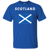 SCOTLAND T-shirt Flag Tee Scots Scottish National Country_Black