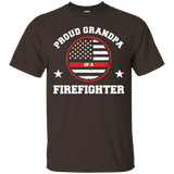 Mens Proud Grandpa Of A Firefighter T-shirt_black=