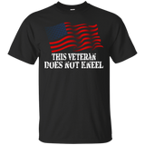 I Don't Kneel During The Anthem Usa Flag Tshirts For Veteran_black