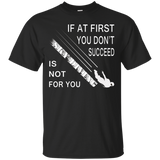 Mens If At First You Didn't Succeed Skydiving T Shirts_black=