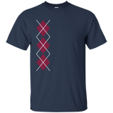 Retro Argyle Rockabilly T-Shirt_Black