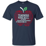 Teachers make all other Professions possible T-Shirt_Black