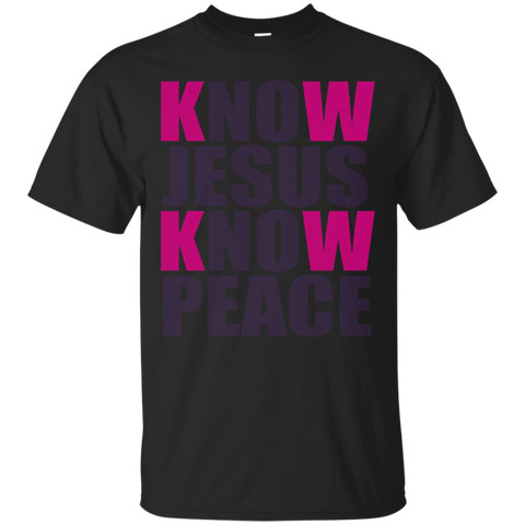 Know (no) Jesus Know (no) Peace Christian Gift T-shirt
