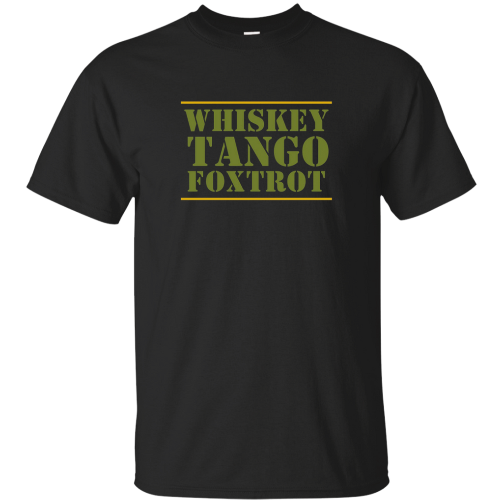 Military Whiskey Tango Foxtrot WTF T Shirt_Black
