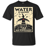 Water Is Sacred No Pipeline NoDAPL Shirt_Black