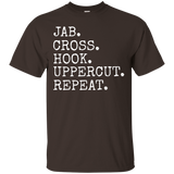 Jab Cross Hook Uppercut Repeat Funny Boxing