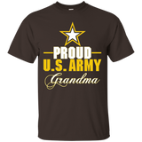 Women's Best for Army Grandma - Proud U.S. Army Grandma T-shirt_Black