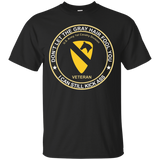 1st Cavalry Division Veteran - Gray Hair Tshirt_black=