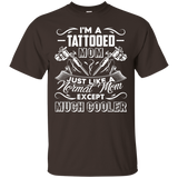 Tattoo Mom Shirt - I'm A Tattooed Mom Tee Shirt_Black