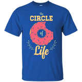 Donut The Circle Of Life- Funny Donut Lovers Gift T-shirt_black