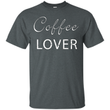 Coffee Lover Drinker - Grunge Effect - T Shirt Tees_black=