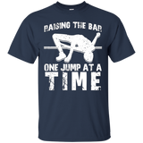 Raising the Bar One Jump at a Time - Funny High Jump Shirt_Black