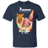 Funny Halloween Kitten Purr Evil Kitty T-shirt_black=