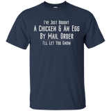 Chicken Or Egg T Shirt - Funny Which Came First Tee_black=