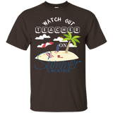 Watch out teacher on summer vacation T-shirt_Black