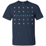 T Shirt Funny Alphabet Shirts Elemeno Parents Teachers ABC_Black