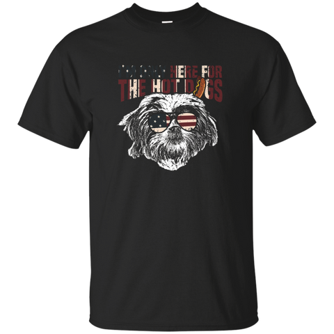 Shih Tzu Shirt Funny 4th of July Pup Tee_Black