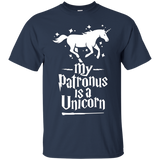 My Patronus is a Unicorn T-Shirt_Black