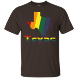 Texas LGBT Pride Gay Homosexual Lesbian Proud T-Shirt_Black