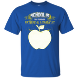 school is out forever tshirt for Retired Teacher Retirement_Black