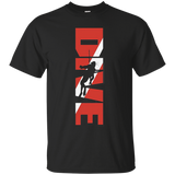 Scuba Diving T-Shirt DIVE on Dan safety with a Diver._Black