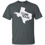 Rock Climbing Texas, Perfect for Climber T-shirt_Black