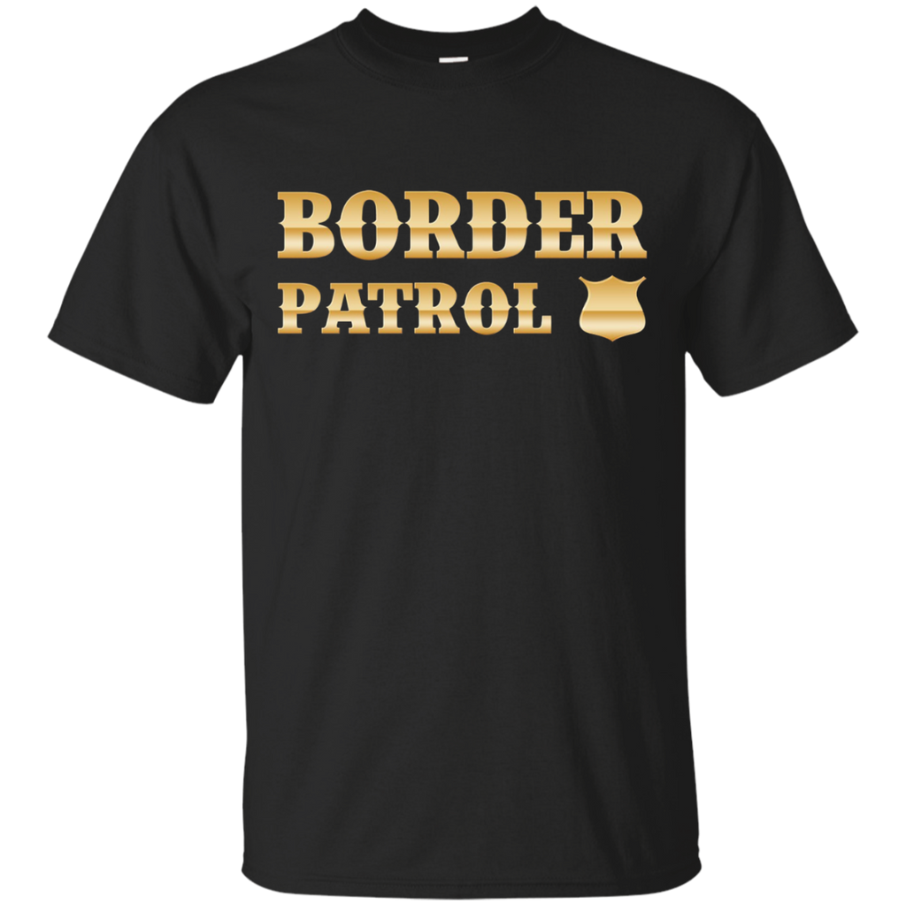 Border Patrol Diy Halloween Costume T-shirt_black=