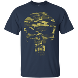 Punisher Camo Skull Symbol Graphic T-Shirt_Black