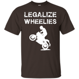 Legalize Wheelies T Shirt - Motorcycling And Bikers Shirt_black=