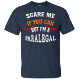 Scare Me If You Can But I'm A Paralegal Halloween T-Shirt_Black