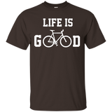 Life Is Good Shirt Bicycle T Shirt T-shirt Tee Shirt Gift