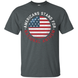 I Stand For The National Anthem T-shirt Don't Kneel Flag Tee_black