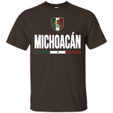 Michoacan Mexico T-shirt Mexican Flag Tee Souvenir Travel_Black