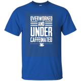 Overworked Under Caffeinated Black Coffee T-shirt Women Men_dark=