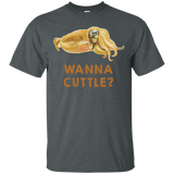 Wanna Cuttle Cuttlefish Tee Shirt_Black