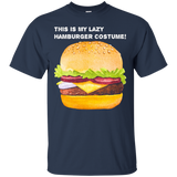 This Is My Lazy Hamburger Costume T-Shirt_Black