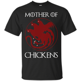 Women's Mother of Chickens t-shirt_Black