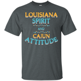 Louisiana Spirit And Cajun Attitude T Shirt