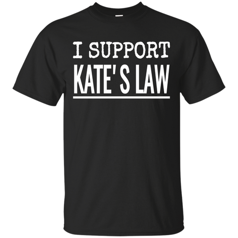 I Support Kate's Law- No Sanctuary City T-shirt_black=