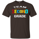 Team Second Grade Teacher Tshirts 2nd Back To School Tee_Black