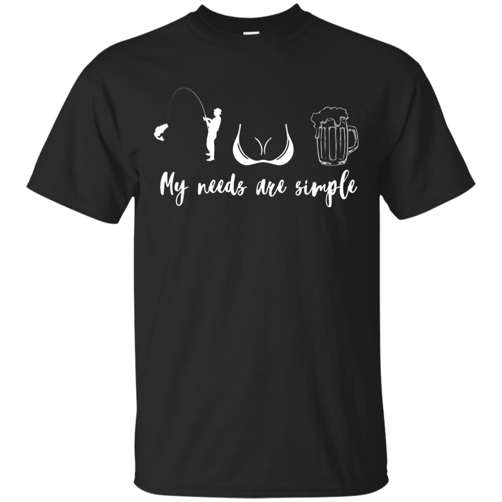My needs are simple T-shirt_Black
