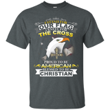 I Stand For Our Flag I Kneel For The Cross T-shirt_black