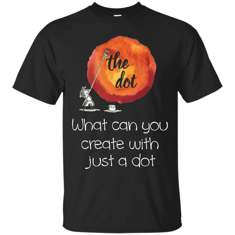 The Dot, What Can You Create With Just A Dot T-shirt_black