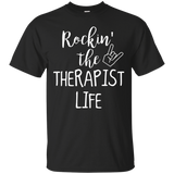 Rockin the therapist Life T-Shirt_Black