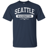 Seattle Washington T Shirt_Black