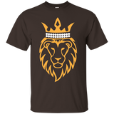 Mens Lion With Crown Tee_black=