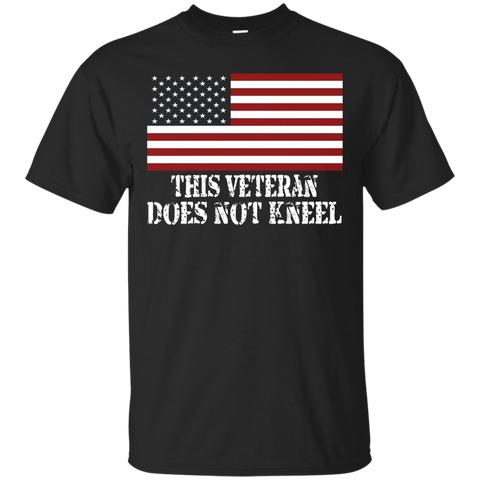 I Don't Kneel During Our Anthem Usa Flag Shirt For Veteran_black