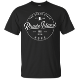Rhode Island T-Shirt, US State Travel Vacation Shirts RI USA_Black